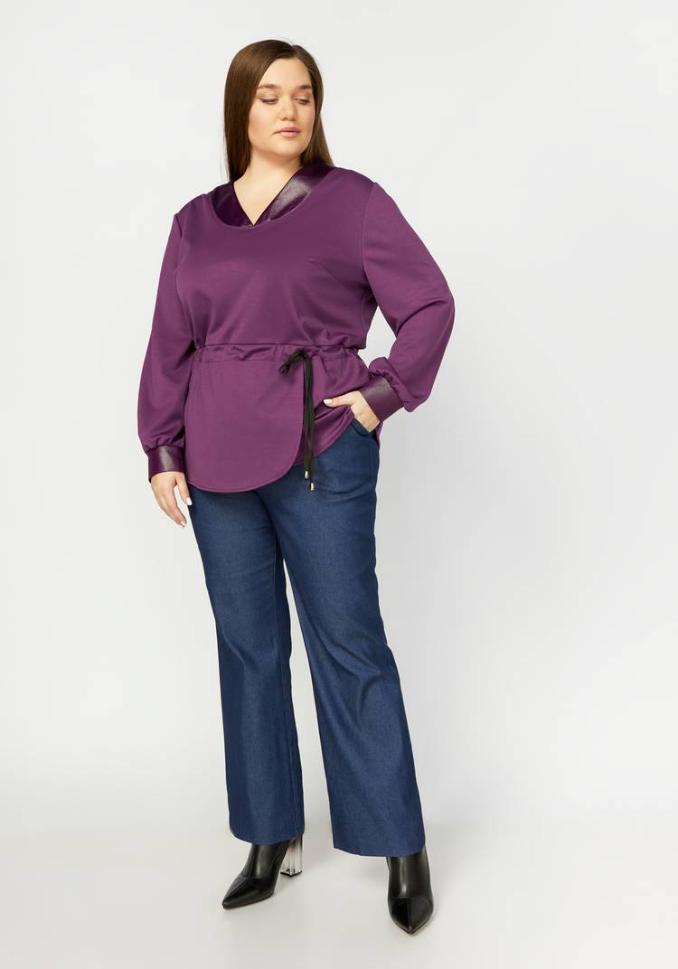 Туника с V-образным вырезом с кулиской шир.  750, рис. 3