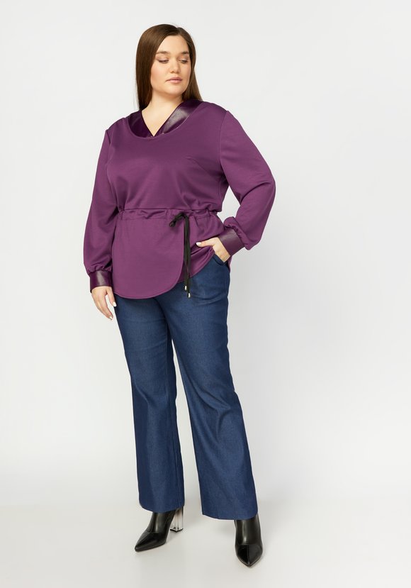 Туника с V-образным вырезом с кулиской шир.  580, рис. 3