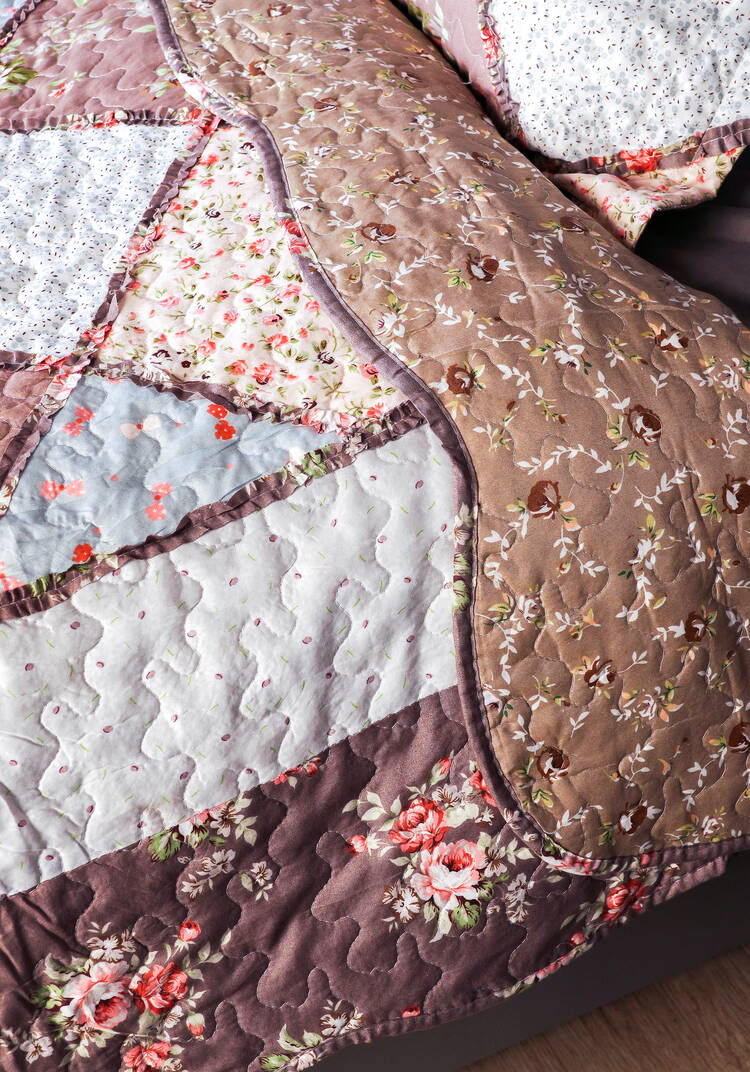 Покрывало с наволочками Печворк шир.  750, рис. 23