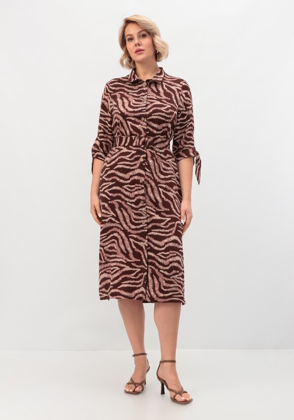 Платье-рубашка прямого силуэта с разрезами шир.  580, рис. 4