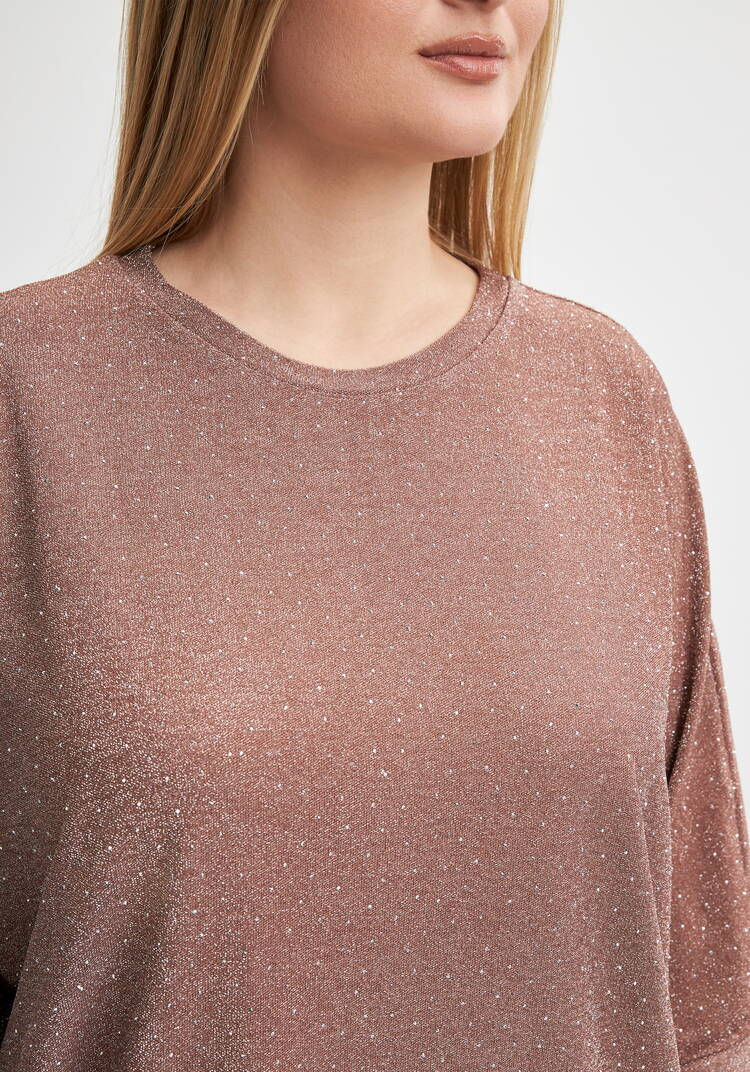 Джемпер с люрексом и стразами Серсея шир.  750, рис. 11