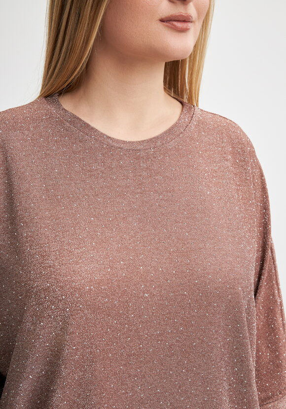 Джемпер с люрексом и стразами Серсея шир.  580, рис. 11