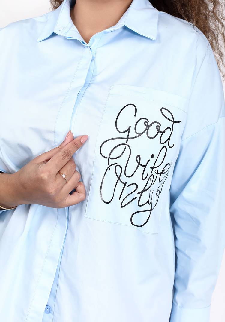 Рубашка с принтом на кармане шир.  750, рис. 11