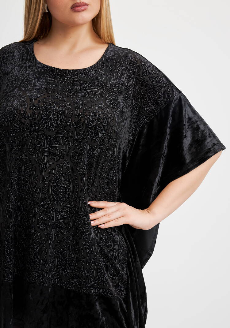 Туника из крешбархата с переливами шир.  750, рис. 4