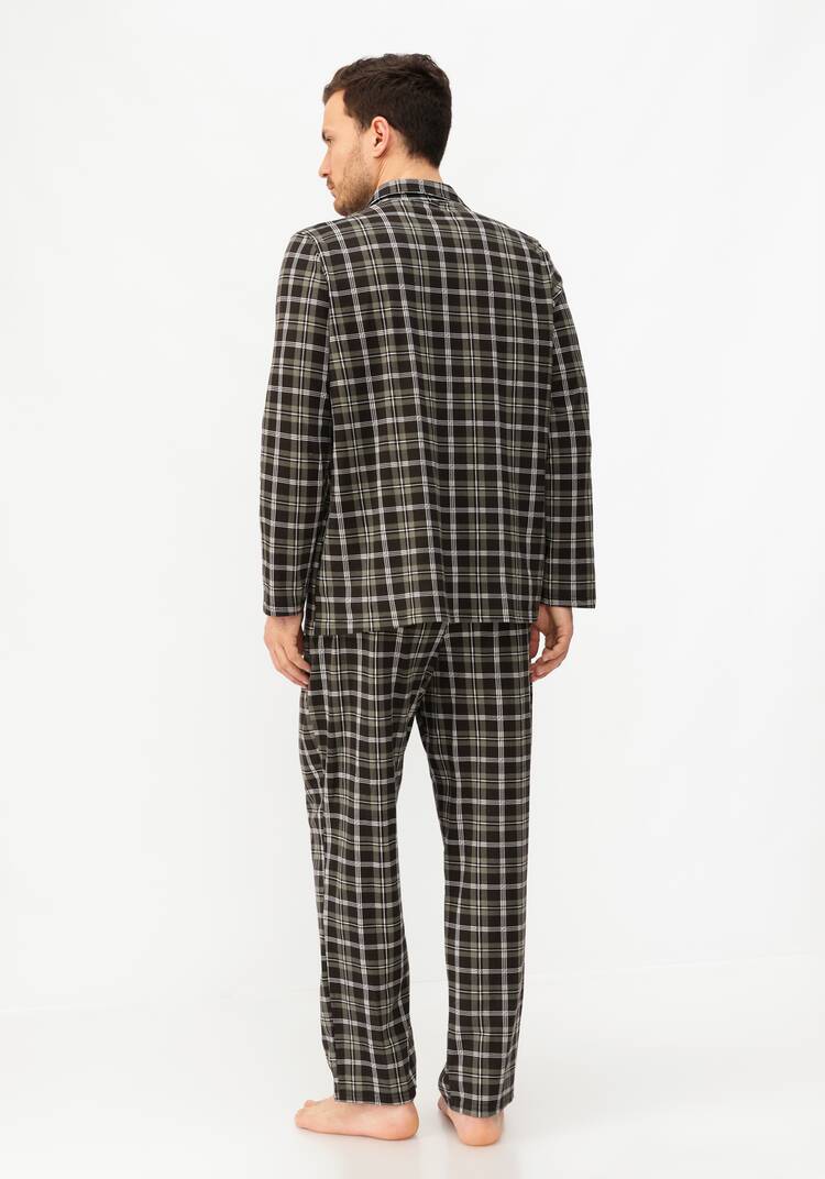 Пижама мужская в клетку шир.  750, рис. 2