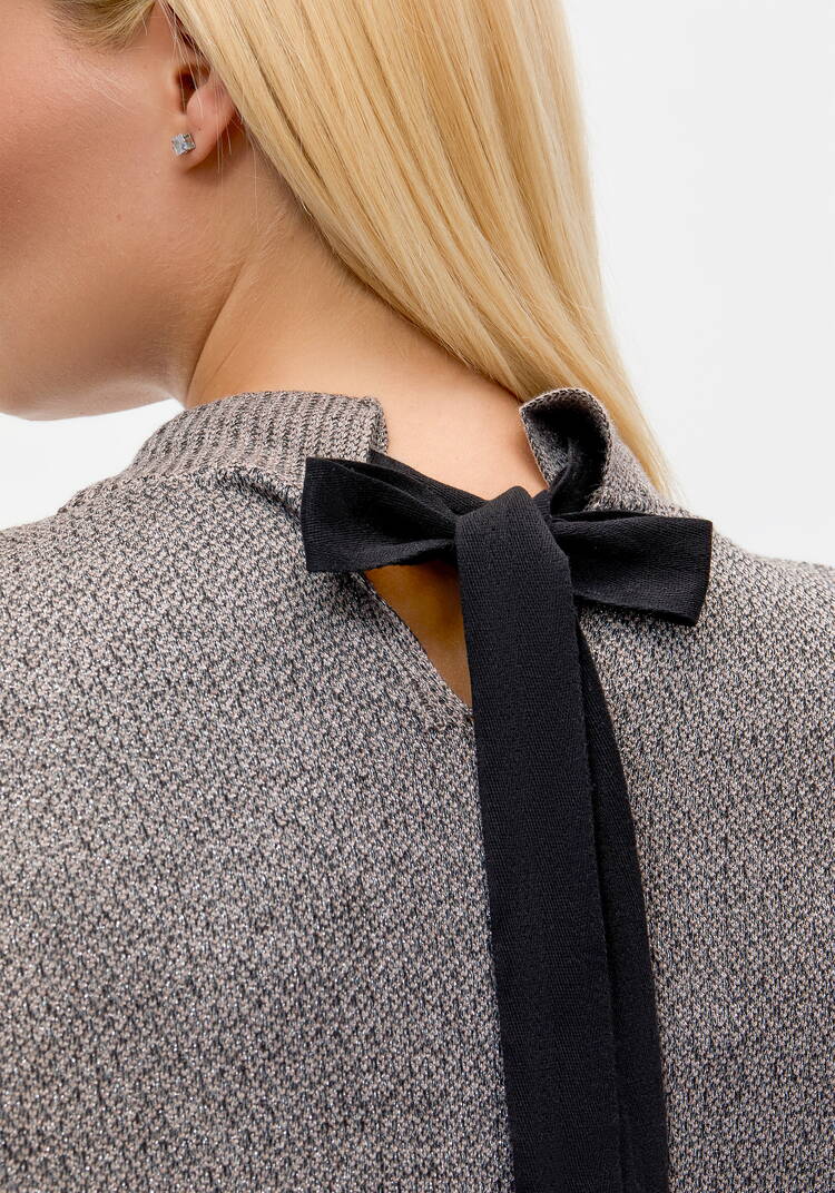 Джемпер с лентами на шее сзади шир.  750, рис. 21