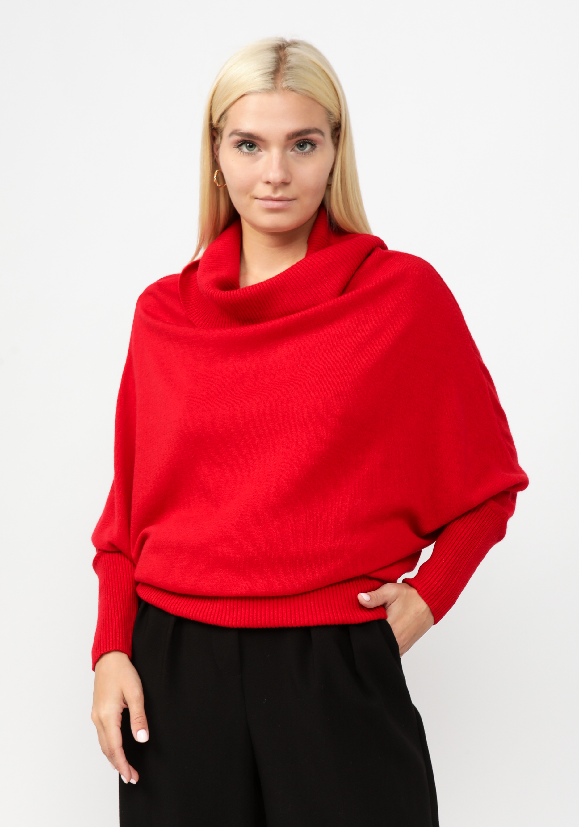 

Джемпер вязаный кашемировый, Красный