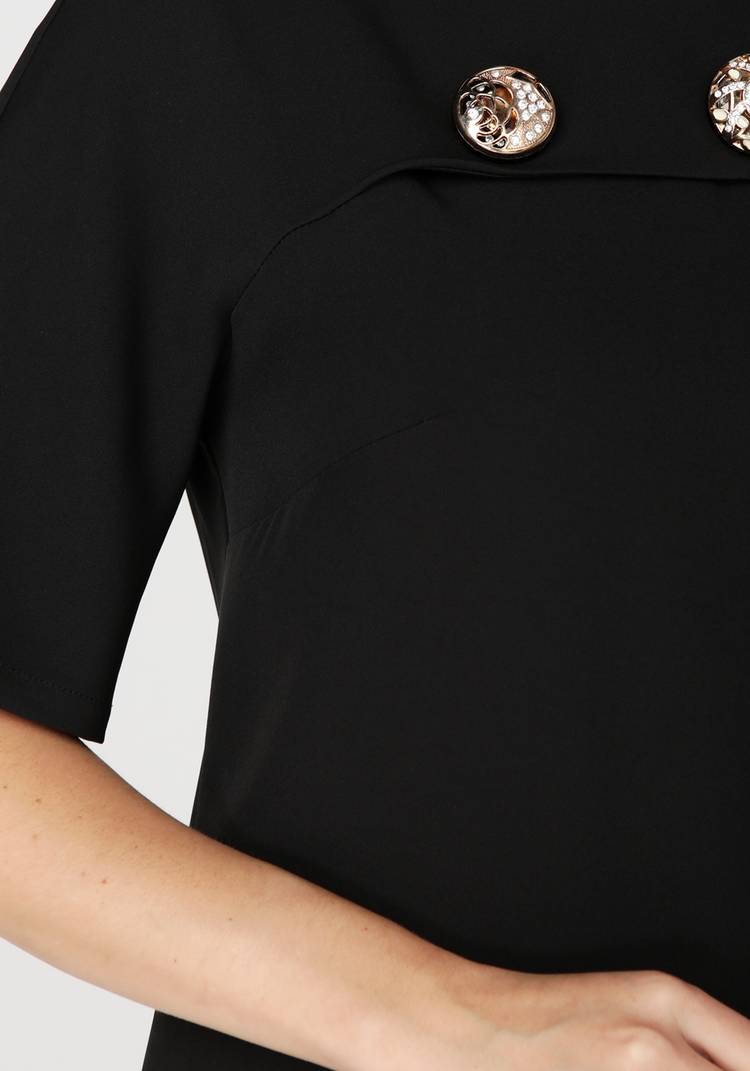 Платье с декором из пуговиц шир.  750, рис. 8