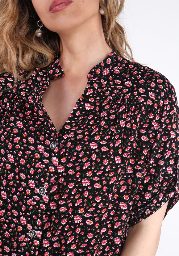 Блуза-рубашка Аленький цветочек шир.  580, рис. 8