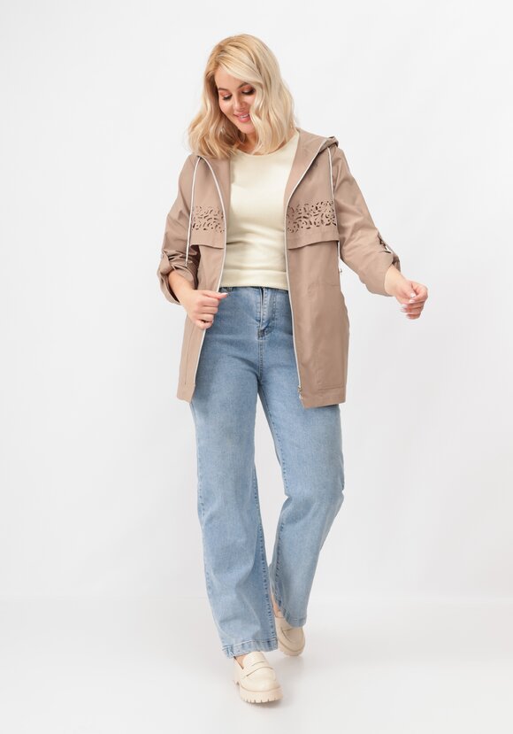 Ветровка с ажурной кокеткой шир.  580, рис. 2