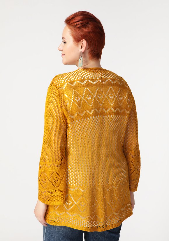 Кардиган Ажурное сочетание шир.  580, рис. 20