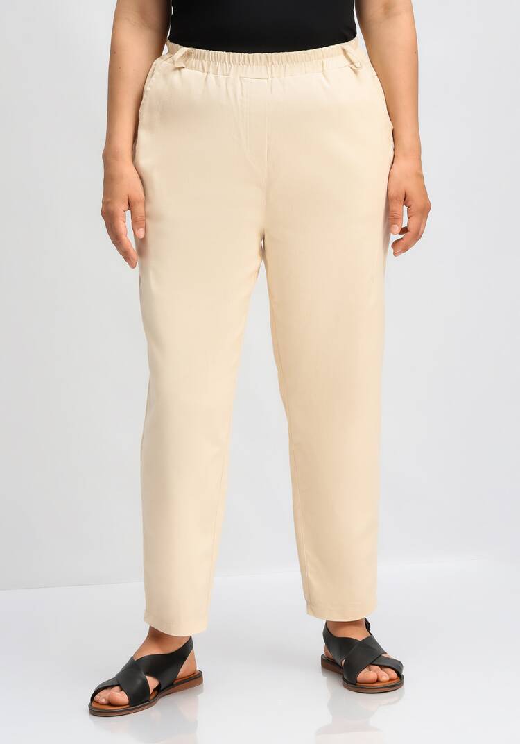 Брюки с контрастной отделкой шир.  750, рис. 28