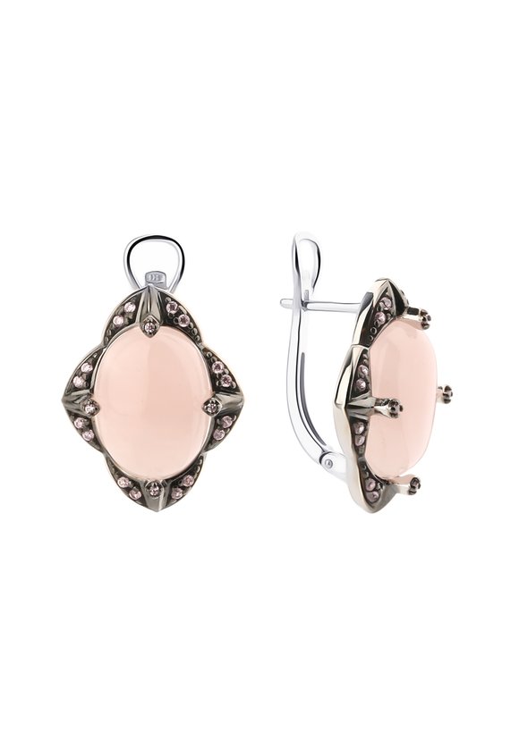 Серьги серебряные Альда шир.  580, рис. 2