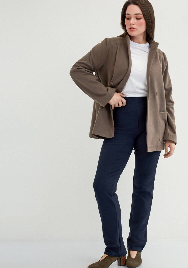 Брюки-утяжка прямые шир.  750, рис. 21