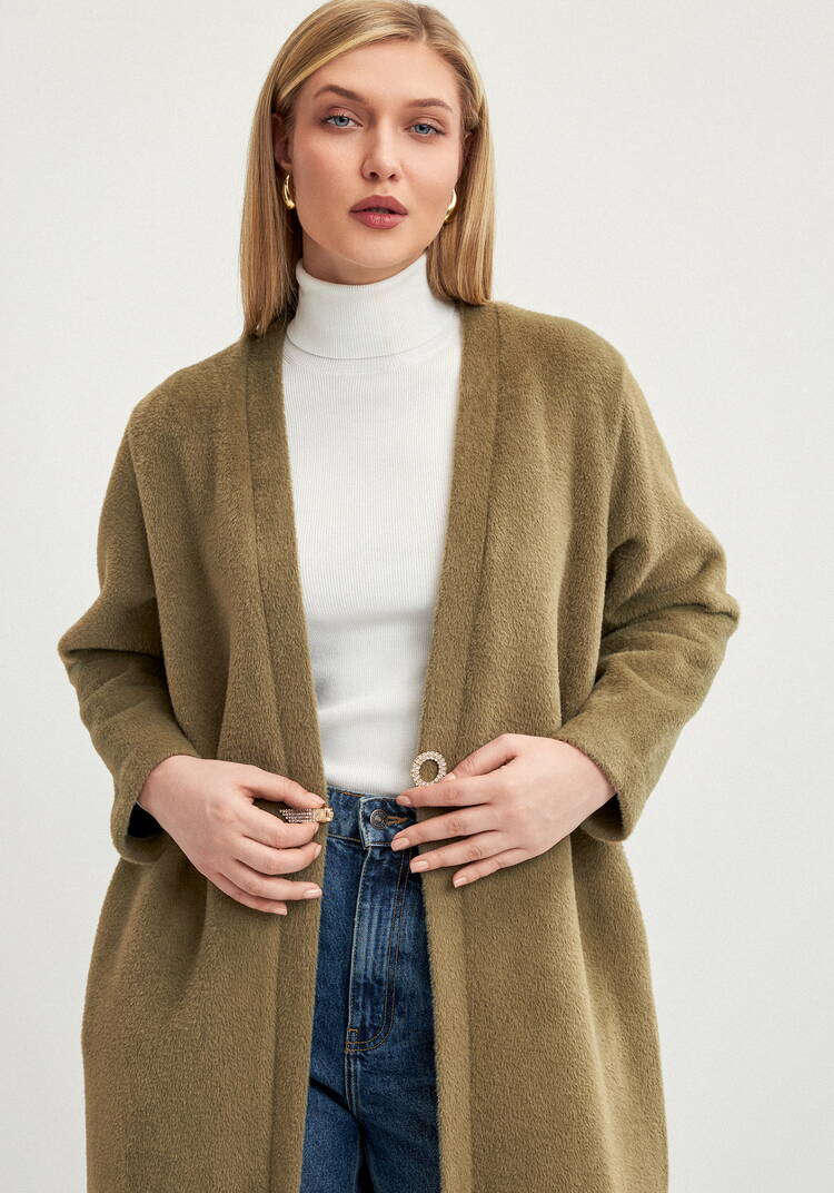 Кардиган удлиненный с пушистым ворсом шир.  750, рис. 12