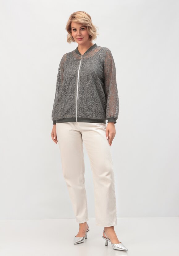 Бомбер кружевной шир.  580, рис. 19