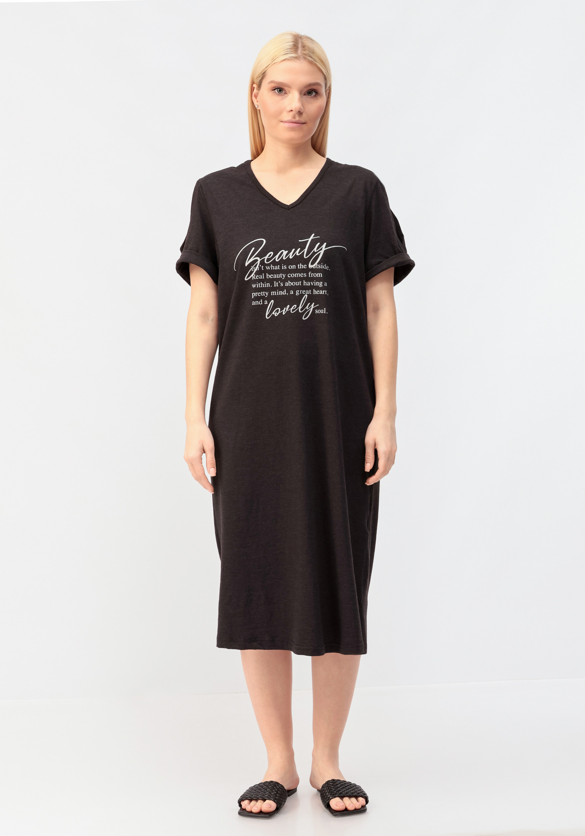 Платье "Гейл" ТМ ТЕКСПЛЮС, цвет серый, размер 56 - фото 4