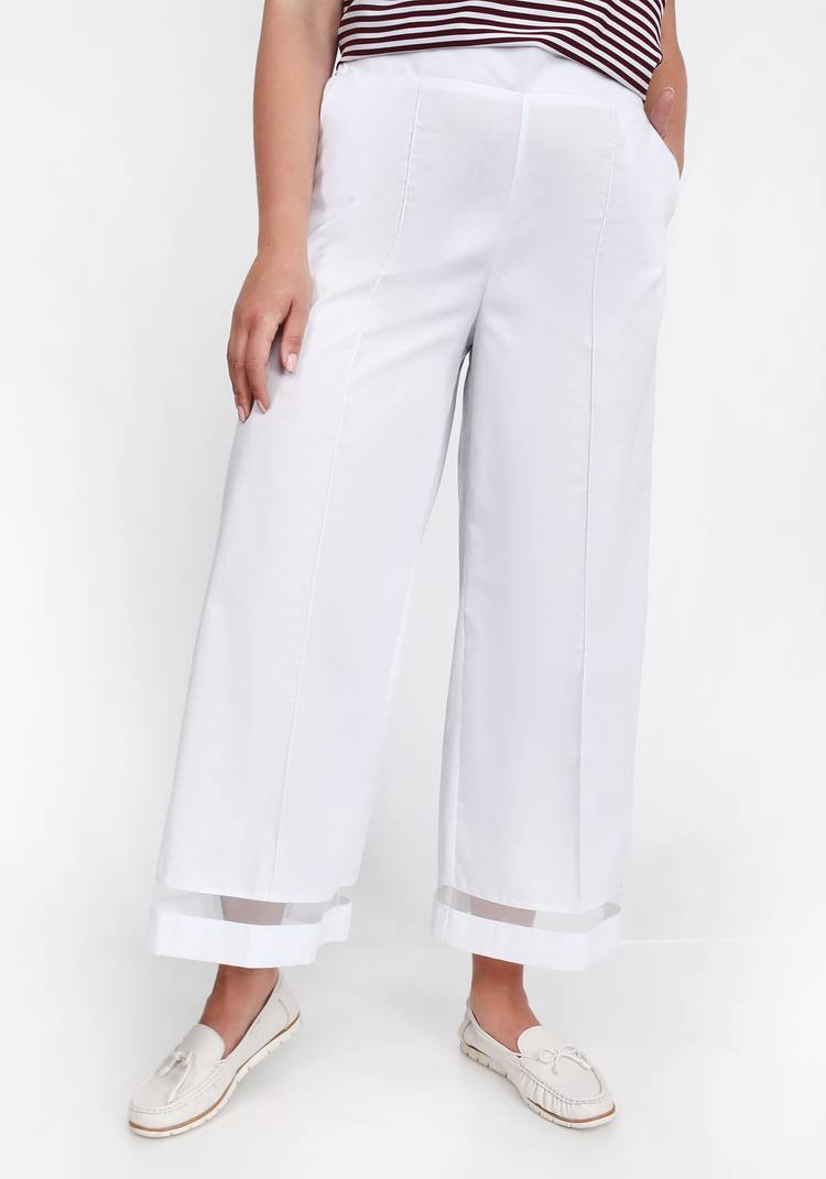 Брюки-кюлоты с декоративными вставками шир.  750, рис. 8