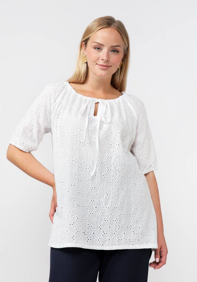 Блуза из шитья свободного кроя шир.  750, рис. 12