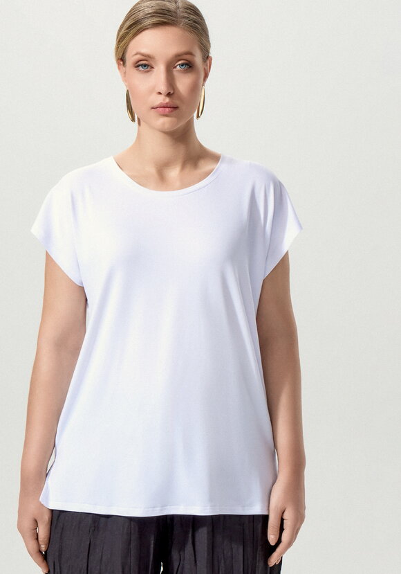 Блуза однотонная базовая без рукавов шир.  580, рис. 12