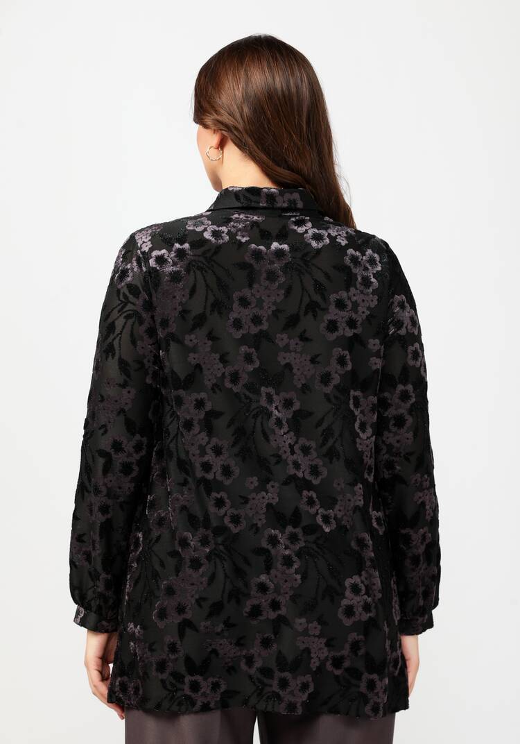 Туника с планкой на пуговицах шир.  750, рис. 15