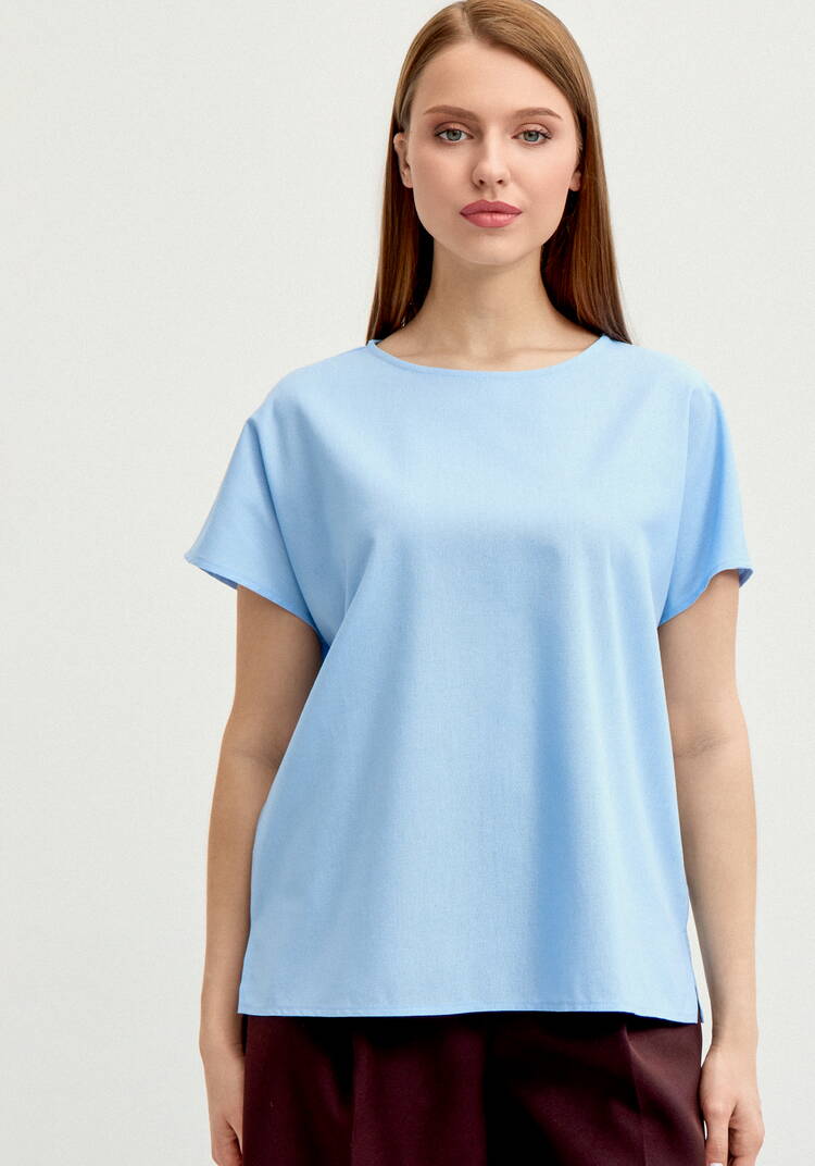 Блуза изо льна шир.  750, рис. 12