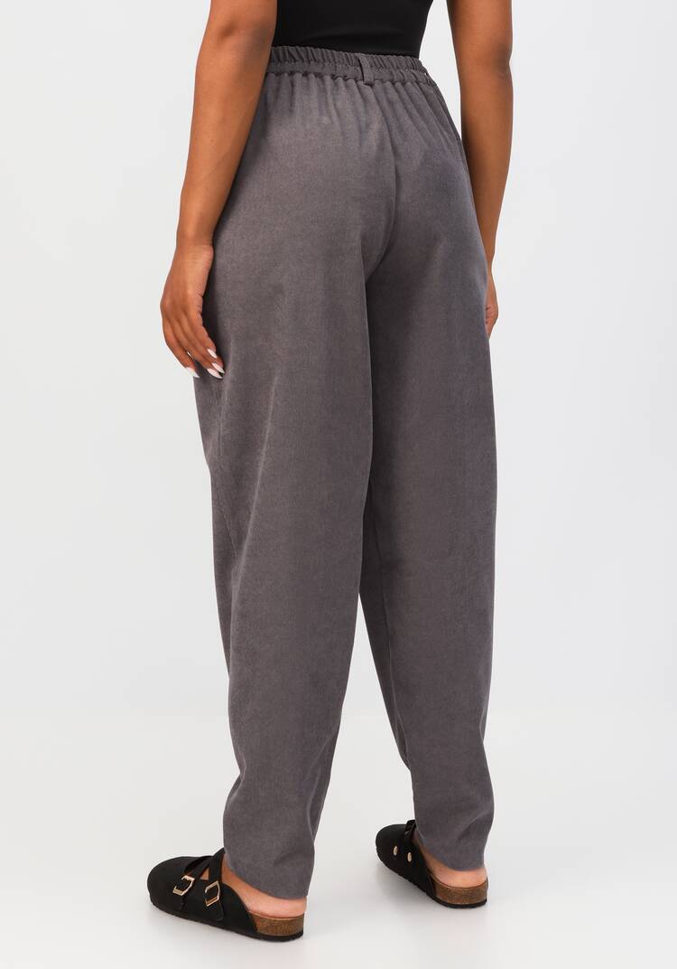 Брюки-бананы вельветовые с карманами шир.  750, рис. 35