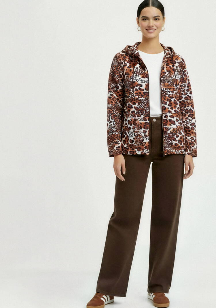 Толстовка из принтованного флиса шир.  750, рис. 29