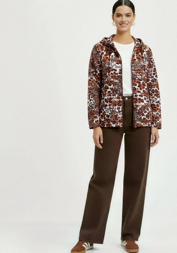 Толстовка из принтованного флиса шир.  580, рис. 29