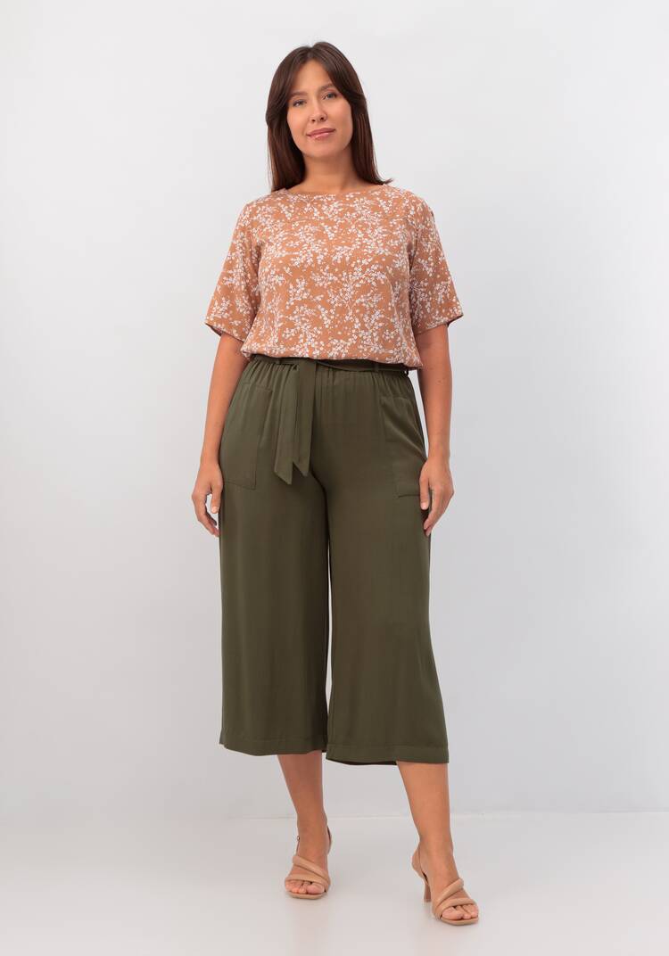 Брюки-кюлоты с накладными карманами шир.  750, рис. 15