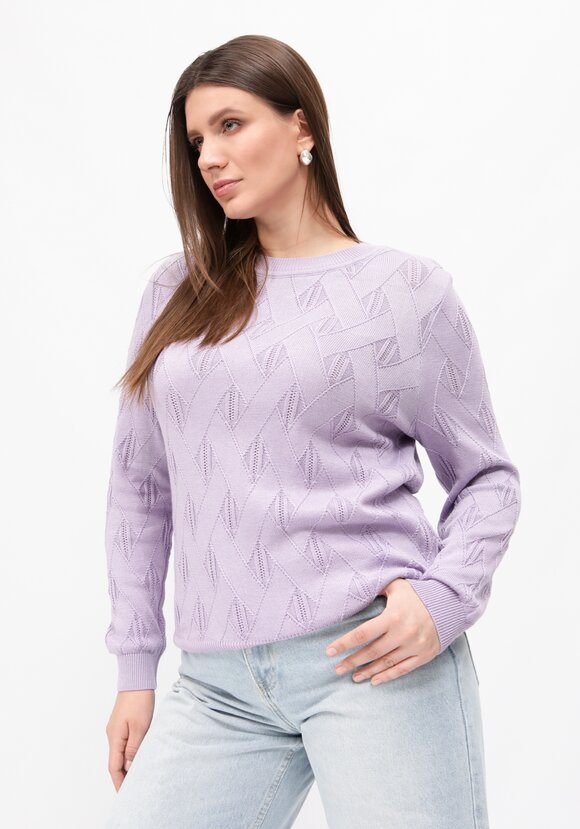 Джемпер ажурный удлиненный шир.  580, рис. 21