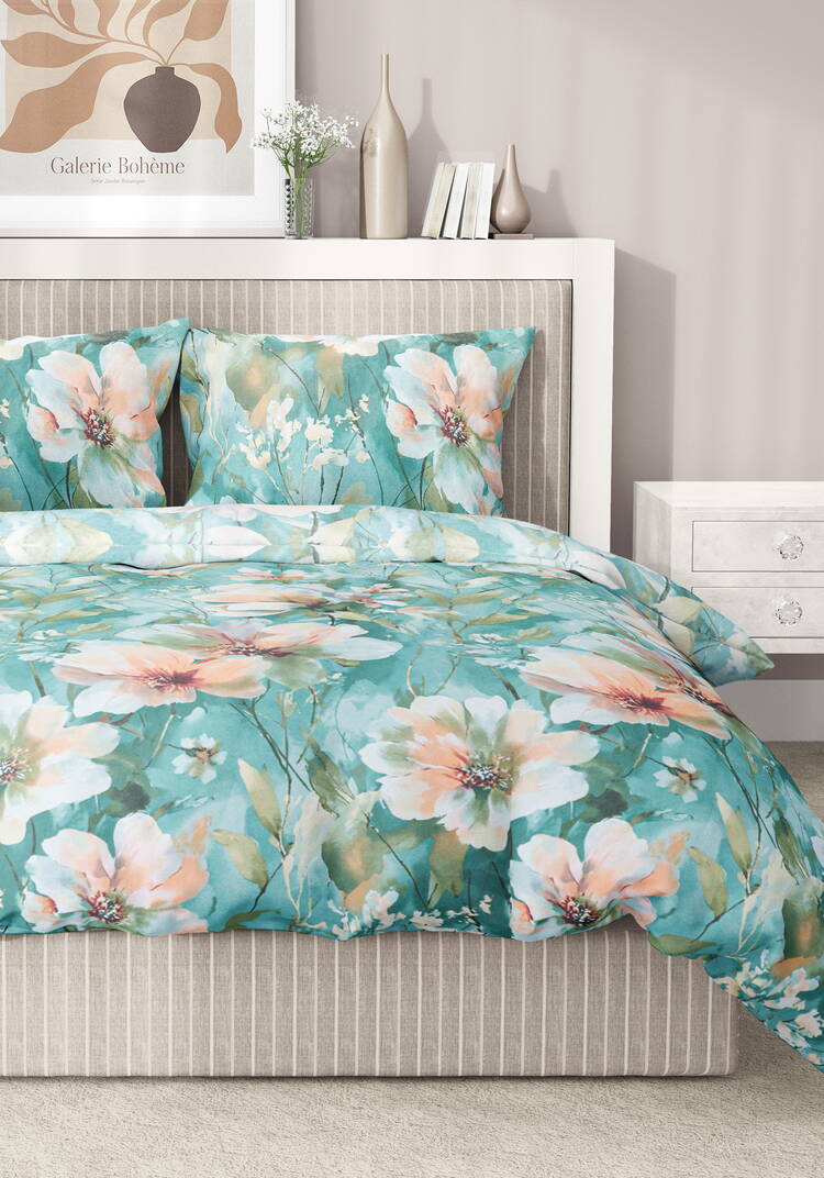 КПБ бязь Цветочная рапсодия шир.  750, рис. 17