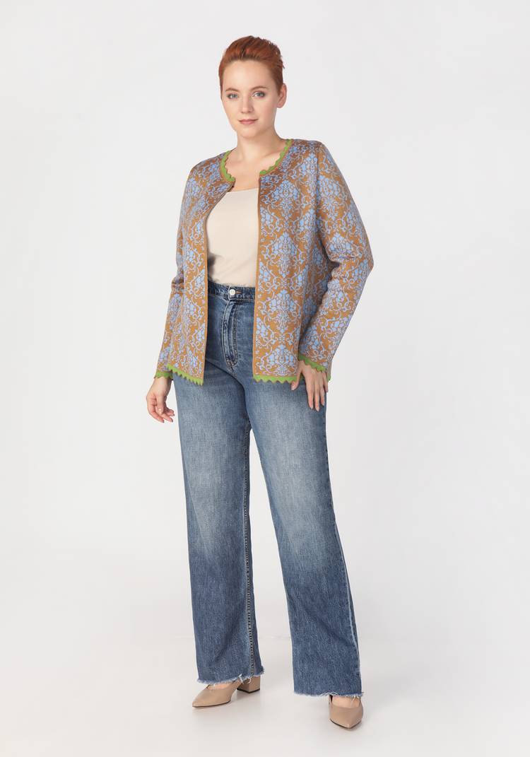 Жакет с жаккардовым рисунком шир.  750, рис. 3