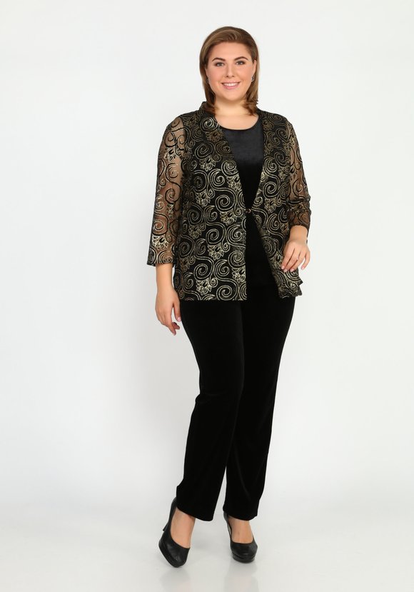 Костюм с накидкой шир.  580, рис. 1