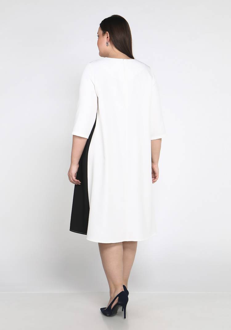 Платье двухцветное с рукавом 3/4 шир.  750, рис. 3