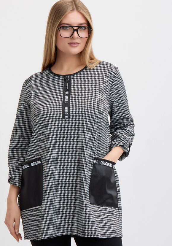 Туника контранстной отделки шир.  580, рис. 7