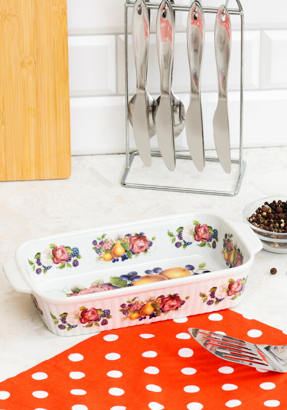 Блюдо для запекания из керамики шир.  580, рис. 10