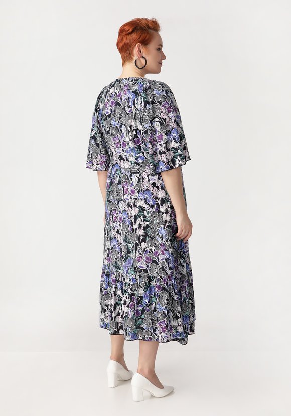 Платье Скромная улыбка шир.  580, рис. 7