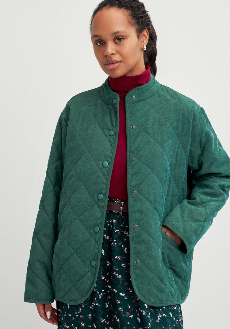 Жакет вельветовый с контрастным подкладом шир.  750, рис. 18