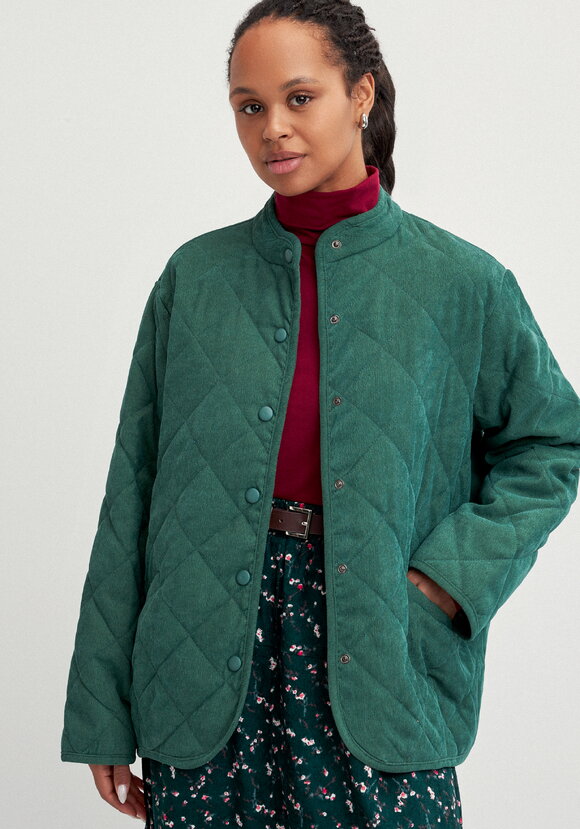 Жакет вельветовый с контрастным подкладом шир.  580, рис. 18