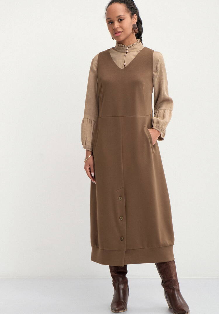 Сарафан с пуговицами по низу шир.  750, рис. 8