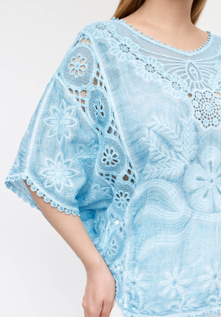 Блуза Ажурный флер шир.  750, рис. 12