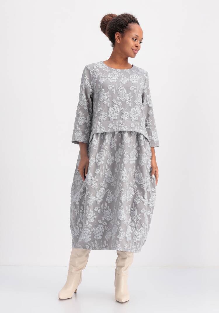 Платье бохо с цветочным принтом шир.  750, рис. 19