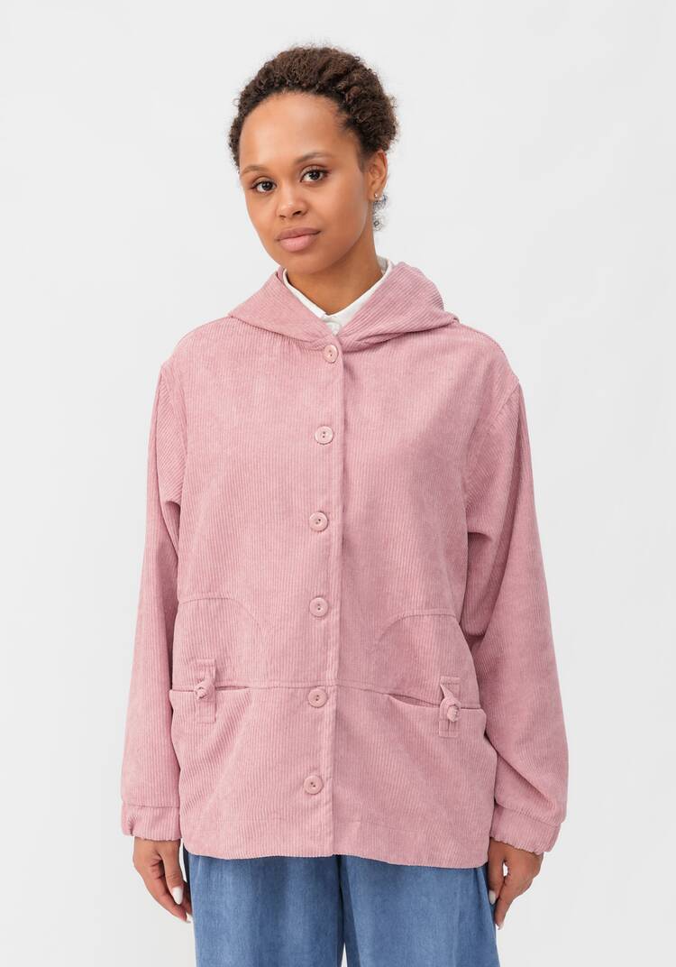 Ветровка из вельвета с капюшоном шир.  750, рис. 38