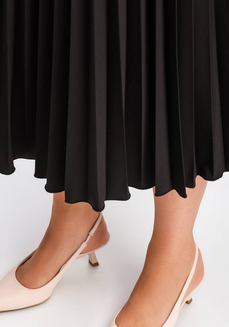 Юбка плиссированная со съемным поясом шир.  750, рис. 6