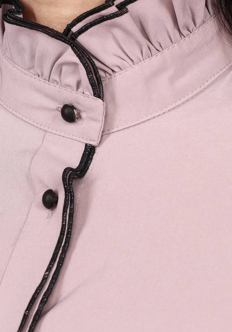 Блуза с двойной рюшей шир.  750, рис. 8