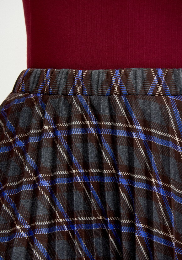 Юбка в клетку плиссированная шир.  580, рис. 11