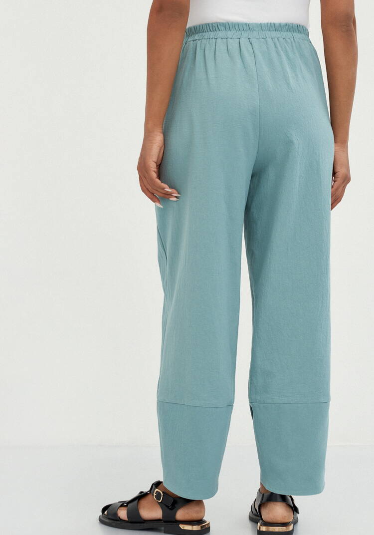 Брюки-тюльпан на резинке шир.  750, рис. 26