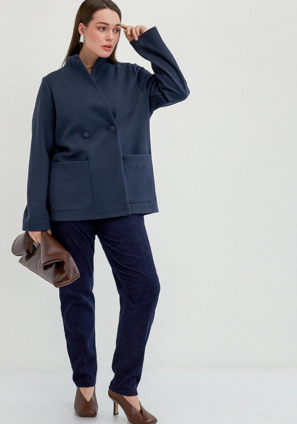 Пальто укороченное шир.  580, рис. 9