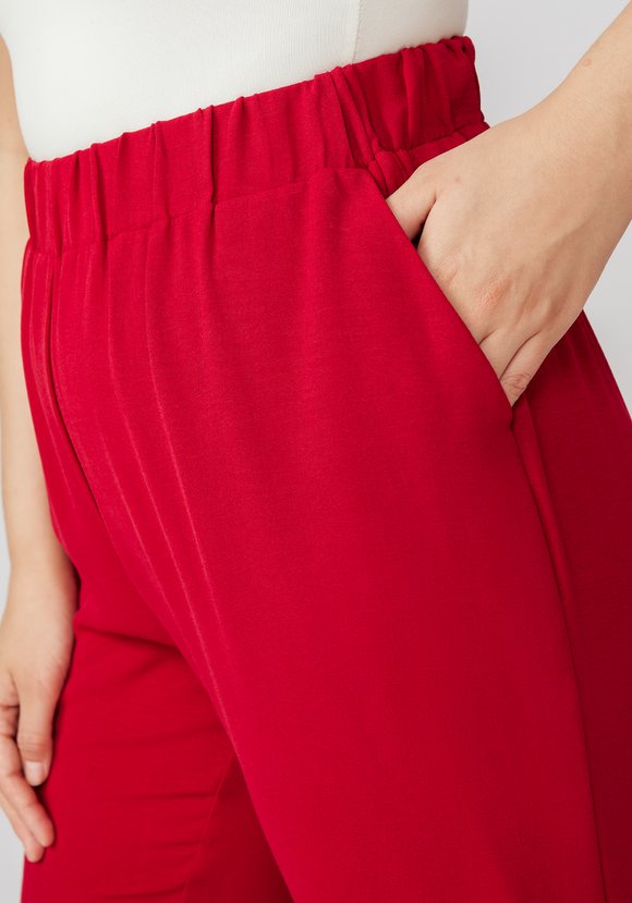 Комплект с ярким принтом на блузе шир.  580, рис. 25